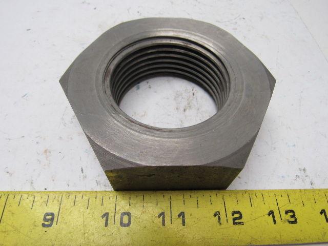 Whitworth BSW Steel Hex Nut 2-1/2-6" RH Fine Thread 3-3/4" Wide 1-1/4"Thick 6tpi