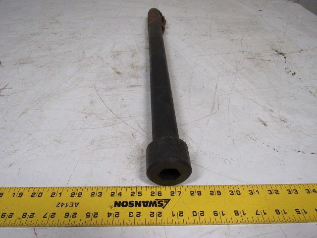 1 1/2-6 X 22-1/2" Socket Head Cap Screw Black Oxide Alloy Steel
