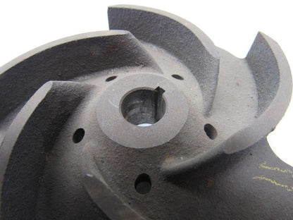 Ingersoll Dresser 4-1/2" Pump Impeller Cast Iron 9/16" Bore