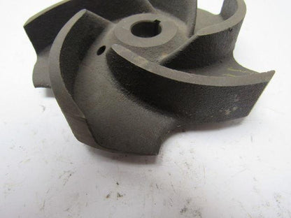 Ingersoll Dresser 4-1/2" Pump Impeller Cast Iron 9/16" Bore