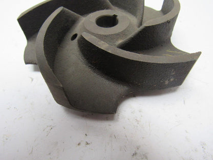 Ingersoll Dresser 4-1/2" Pump Impeller Cast Iron 9/16" Bore