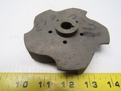 Ingersoll Dresser 4-1/2" Pump Impeller Cast Iron 9/16" Bore