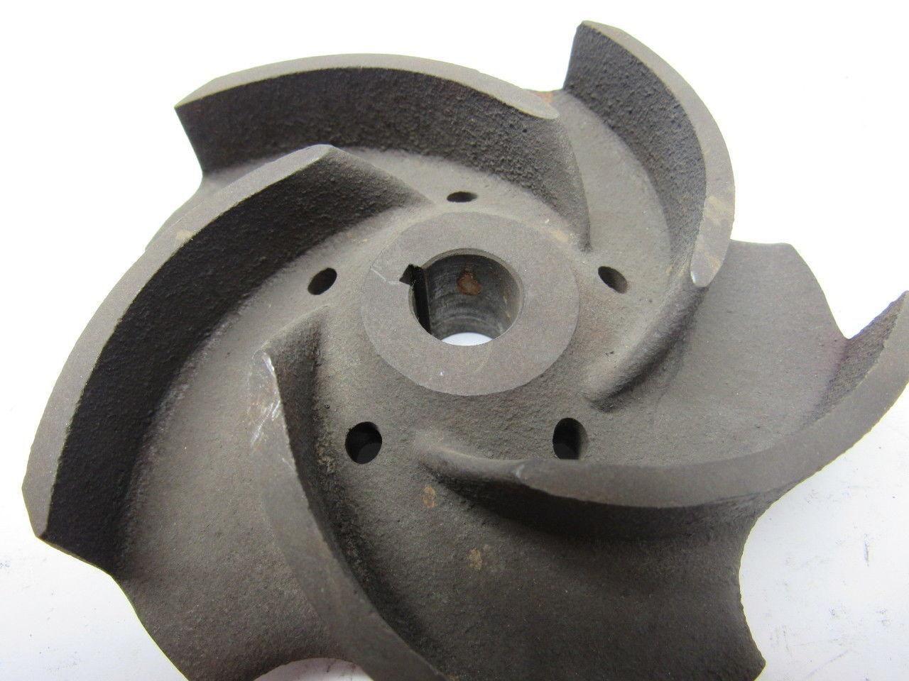 Ingersoll Dresser 4-1/2" Pump Impeller Cast Iron 9/16" Bore