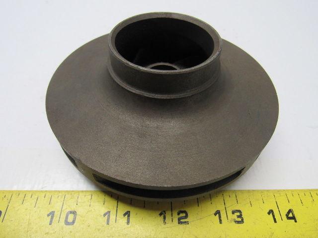 IR Ingersoll Rand 4-3/4" OD 5 Vane Cast iron Pump Impeller 3/4" Bore