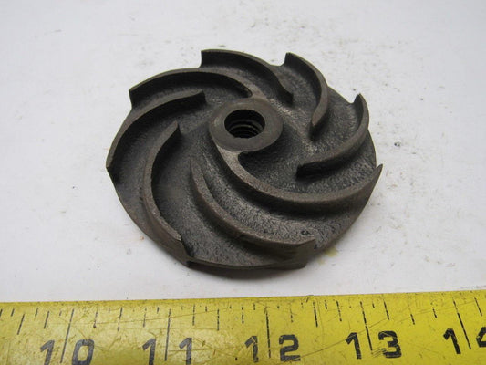 Ruthman Gusher 2440 Pump Impeller 3.5 OD x 47/64" Thick M12-1.75 Threaded Hole