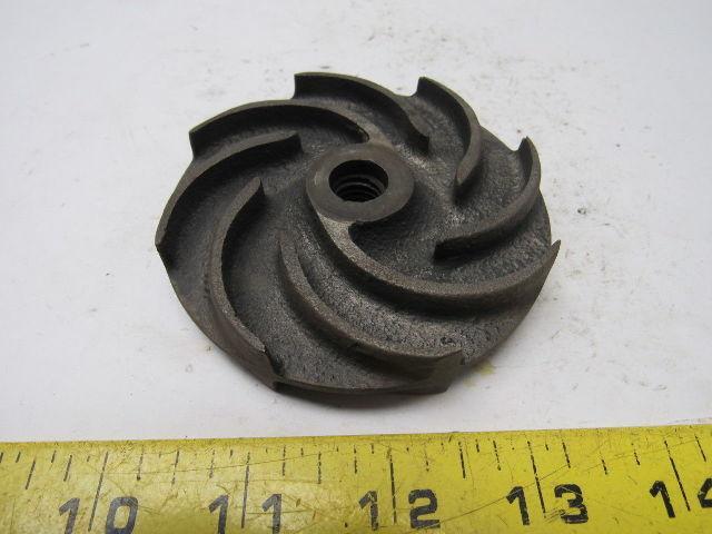 Ruthman Gusher 2440 Pump Impeller 3.5 OD x 47/64" Thick M12-1.75 Threaded Hole