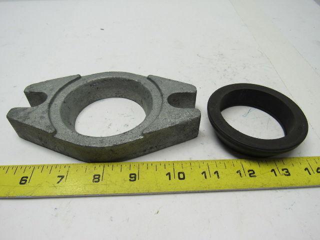 Heil 353.126.009 Cast Iron 2 Bolt 2-3/8" Pipe Flange W/Gasket Pump Part