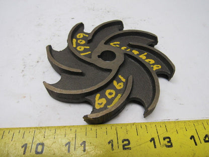 Gusher 6061 Pump Impeller 4-1/8" Diameter 1/2" Thick 1/2" Bore