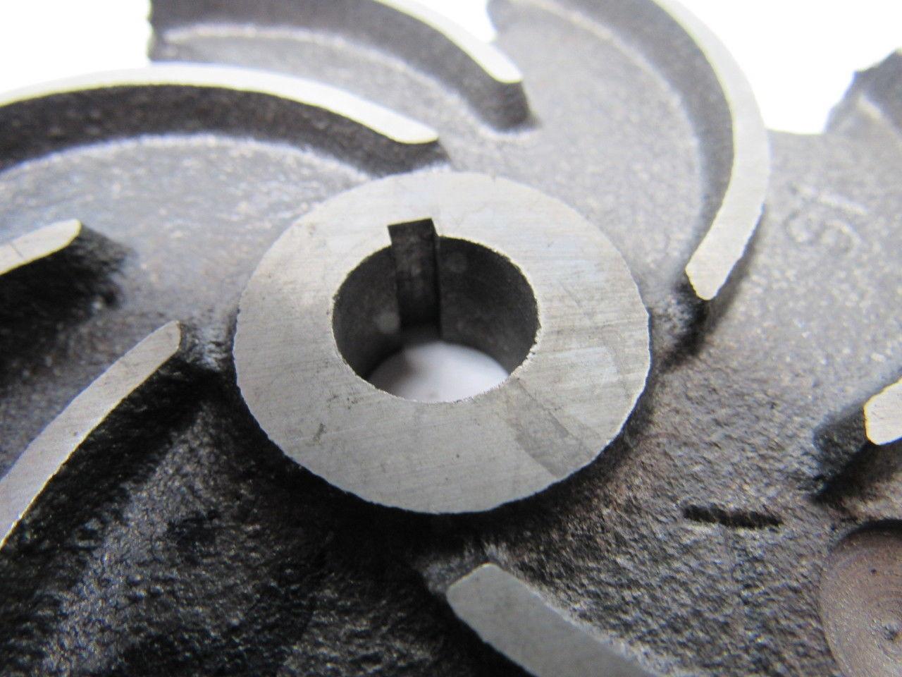 Gusher 6061 Pump Impeller 4-1/8" Diameter 1/2" Thick 1/2" Bore