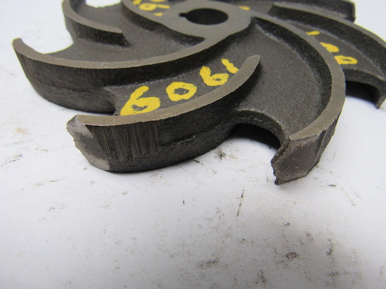 Gusher 6061 Pump Impeller 4-1/8" Diameter 1/2" Thick 1/2" Bore