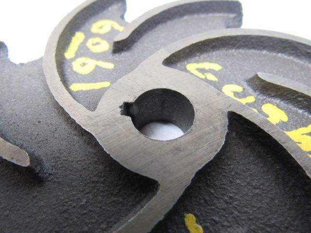 Gusher 6061 Pump Impeller 4-1/8" Diameter 1/2" Thick 1/2" Bore