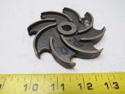 Gusher 6061 Pump Impeller 4-1/8" Diameter 1/2" Thick 1/2" Bore