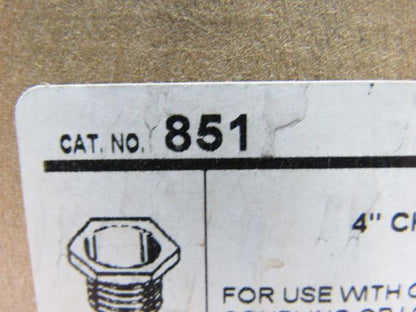 Thomas Betts 851 4" Chase Nipple Malleable Iron, Use With Rigid/IMC Conduit