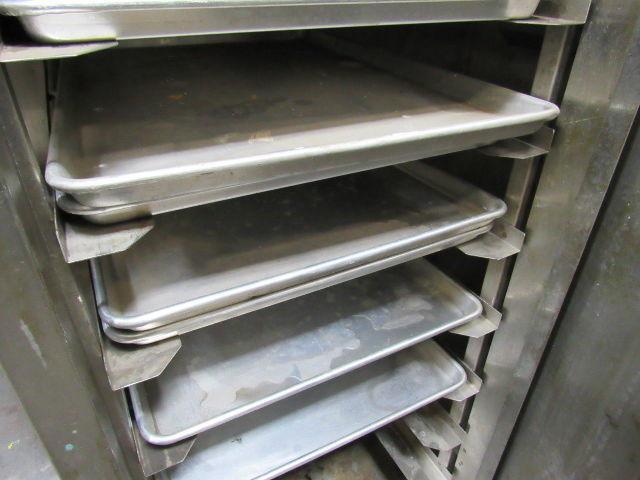 Wear Ever 3 Door Rolling Bakers Tool Storage Drying Soap Curing Rack W/ Trays