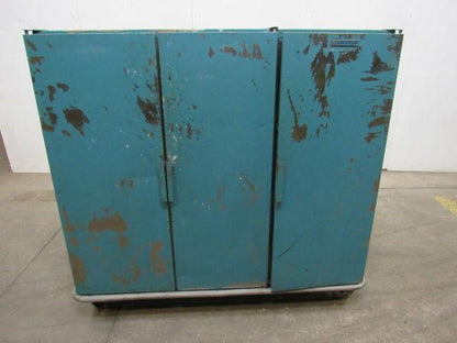 Wear Ever 3 Door Rolling Bakers Tool Storage Drying Soap Curing Rack W/ Trays