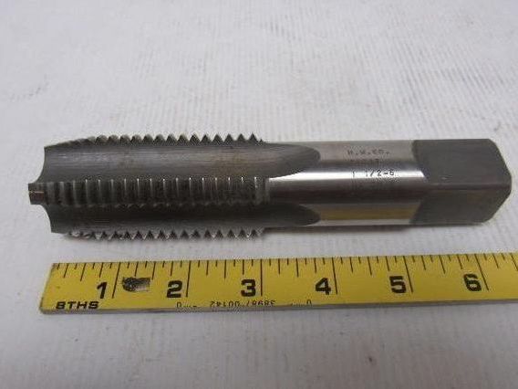 Hanson Whitney 41017 1-1/2"-6 Four Flute HS Through Hole Tap