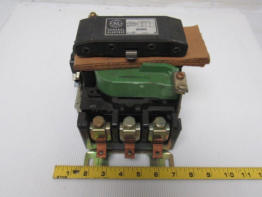 General Electric CR205E0 Size 3 Motor Starter 600V 100A, 120V Coil