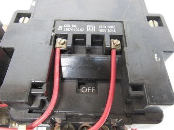 Square D 8736SE02 Series A Size 3 Reversing Starter 480V Coil 3 Pole