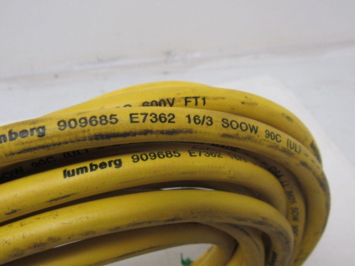 Lumberg RK 30-685/30FT Control Cable 3-Pin