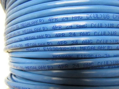 Mohawk M56167 MegaLan Cat 5E Cable Non Plenum Twisted Pair  24 AWG 604'