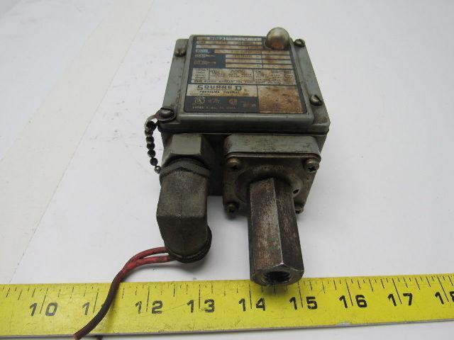 Square D 9012 GFW-31 G2P1 Series B Pressure Switch 20-880 PSI 1000 PSI Max