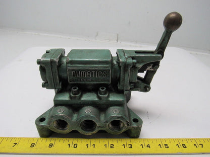 Numatics 4DPAL4SB Manual Hydraulic Valve 5-1/2" NPT Ports