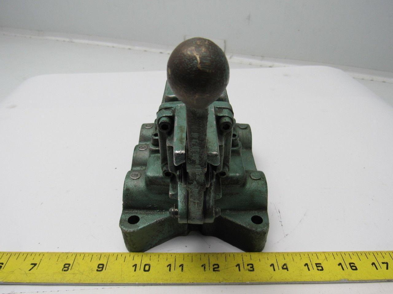 Numatics 4DPAL4SB Manual Hydraulic Valve 5-1/2" NPT Ports