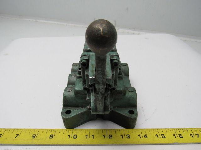 Numatics 4DPAL4SB Manual Hydraulic Valve 5-1/2" NPT Ports