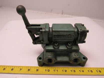 Numatics 4DPAL4SB Manual Hydraulic Valve 5-1/2" NPT Ports