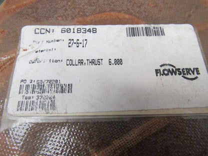 Flowserve 27-6-17 6" Thrust Collar 2.125" Bore