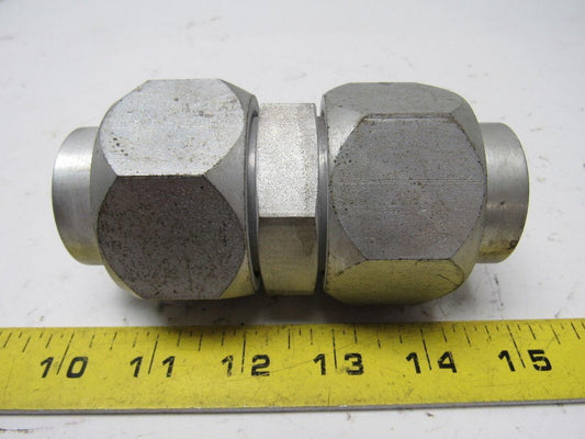 Parker S58 1-1/2" Hydraulic  Flare Union Connector Jic 24