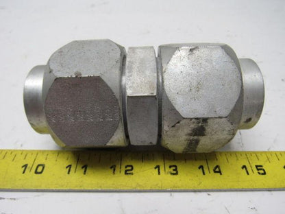 Parker S58 1-1/2" Hydraulic  Flare Union Connector Jic 24