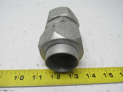 Parker S58 1-1/2" Hydraulic  Flare Union Connector Jic 24