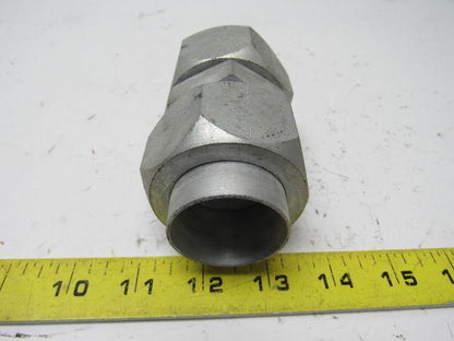 Parker S58 1-1/2" Hydraulic  Flare Union Connector Jic 24