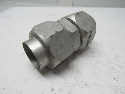 Parker S58 1-1/2" Hydraulic  Flare Union Connector Jic 24