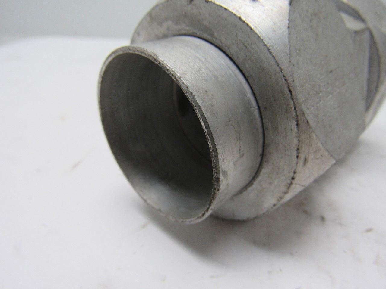 Parker S58 1-1/2" Hydraulic  Flare Union Connector Jic 24