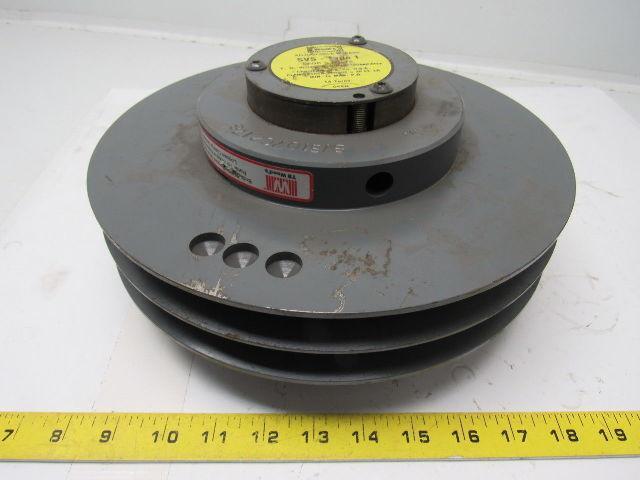 TB Woods SVS-Type 1 Adjustable Sheave For C Belts Clamp Screw Torque-30 FT L.B.