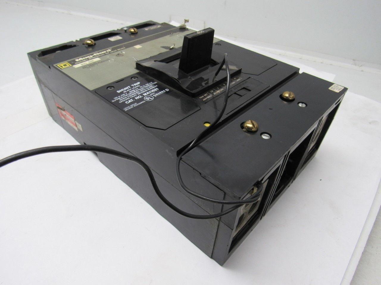 Square D MAL2680045M8002 2 Pole 800 Amp Circuit Breaker With MA11021 Shunt Trip