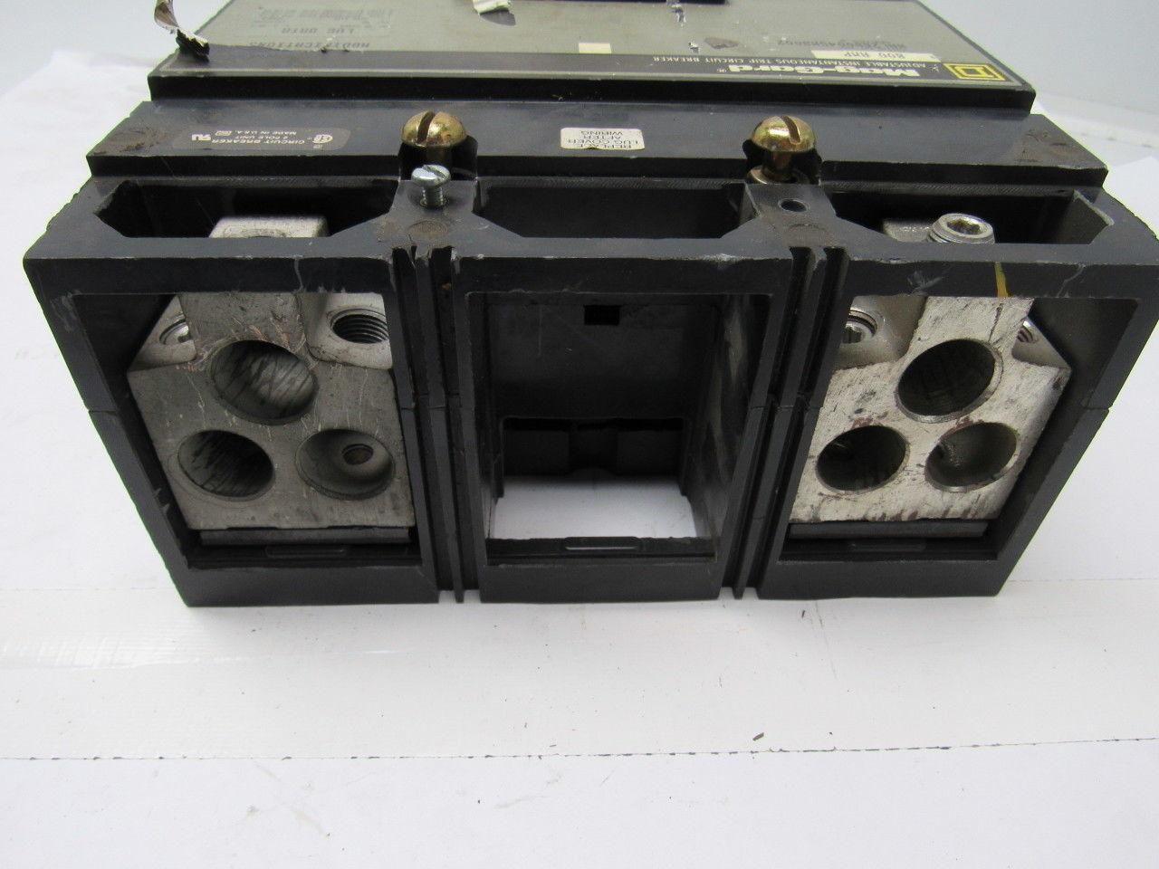 Square D MAL2680045M8002 2 Pole 800 Amp Circuit Breaker With MA11021 Shunt Trip