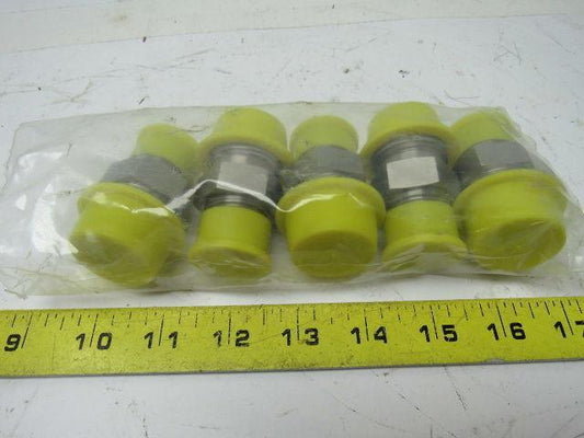 Cap Midlock 3/4" Pipe Thread Size 0.750 Stainless Steel Lot of 5