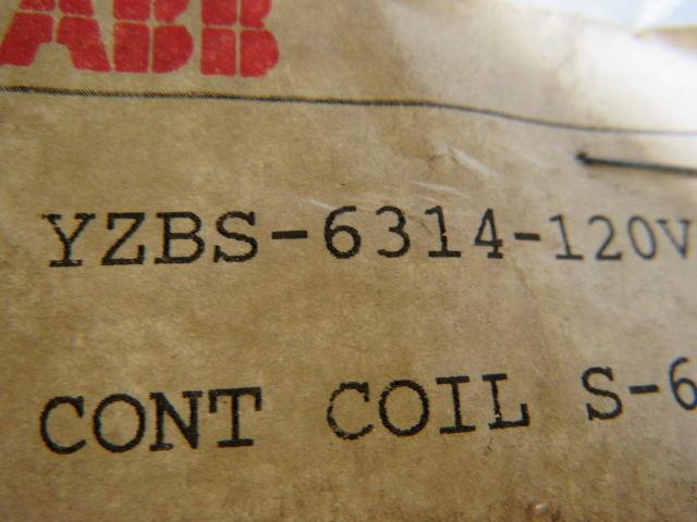 ABB YZBS-6314-120V Replacement Coil 120V/60Hz