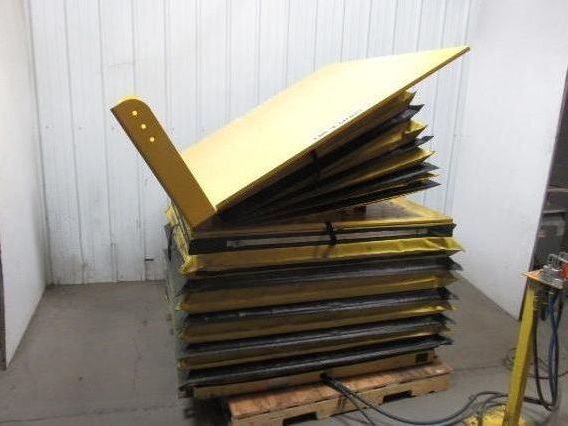 KNIGHT 4000 LB 2 Ton Air Pneumatic Lift & Tilt Table 57x52" Top 35 Deg Tilt