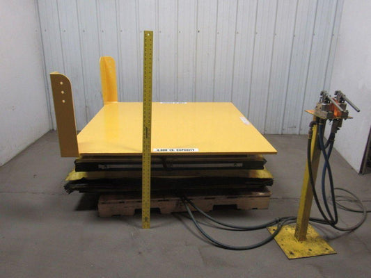 KNIGHT 4000 LB 2 Ton Air Pneumatic Lift & Tilt Table 57x52" Top 35 Deg Tilt