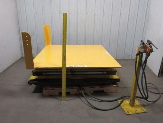 KNIGHT 4000 LB 2 Ton Air Pneumatic Lift & Tilt Table 57x52" Top 35 Deg Tilt