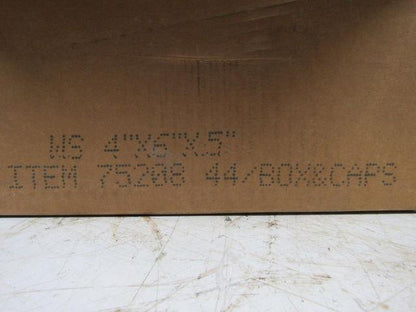 Coorstek 75208 Alumina Ceramic AD-90 Wear Brick Lining 4"x6"x1/2" Box of 44