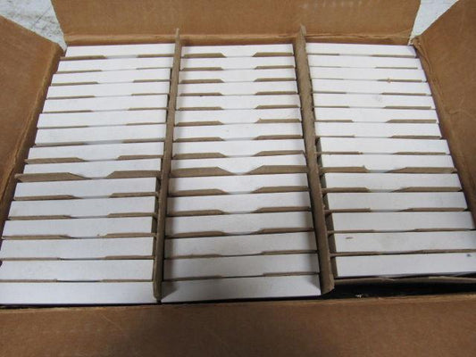 Coorstek 75208 Alumina Ceramic AD-90 Wear Brick Lining 4"x6"x1/2" Box of 44