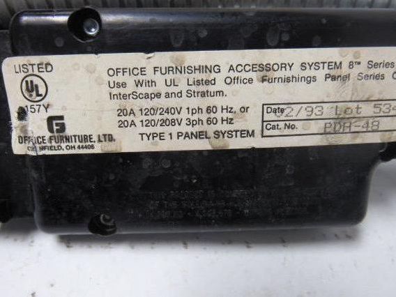 GF Office Furniture PDH-48 Office Panel Cubical Wire Harness