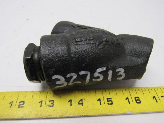 Armstrong B1SW Cast Carbon Steel Socket Weld Y Strainer 1/2"