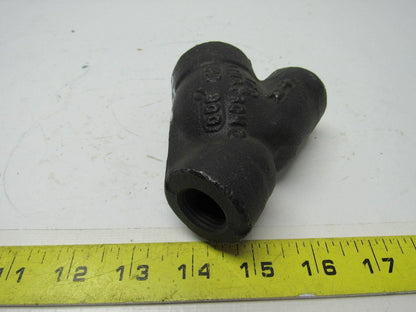 Armstrong B1SW Cast Carbon Steel Socket Weld Y Strainer 1/2"