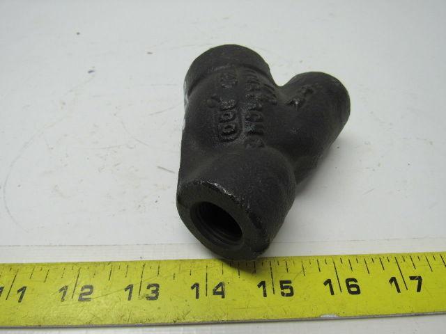 Armstrong B1SW Cast Carbon Steel Socket Weld Y Strainer 1/2"